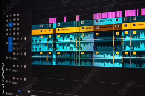Video Editing Timeline