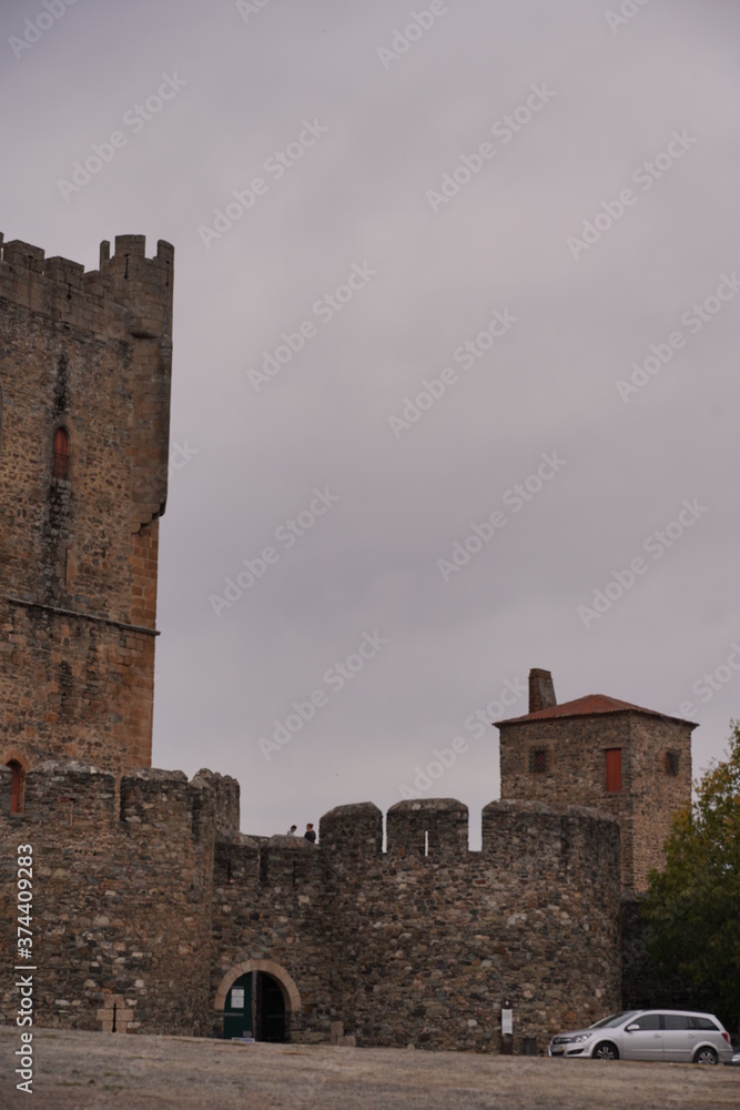 Castle of Braganza, historical city of Portugal. Europe