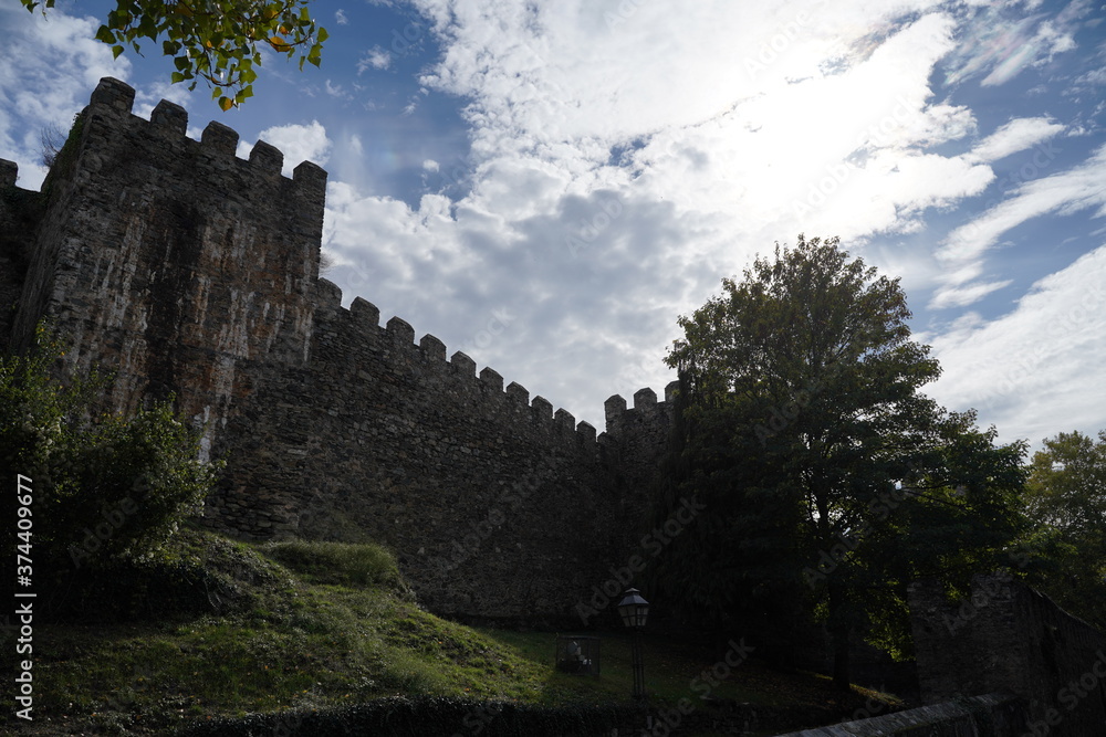 Castle of Braganza, historical city of Portugal. Europe