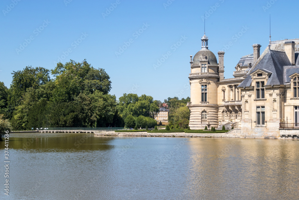Chantilly city with its parks, stables and castle