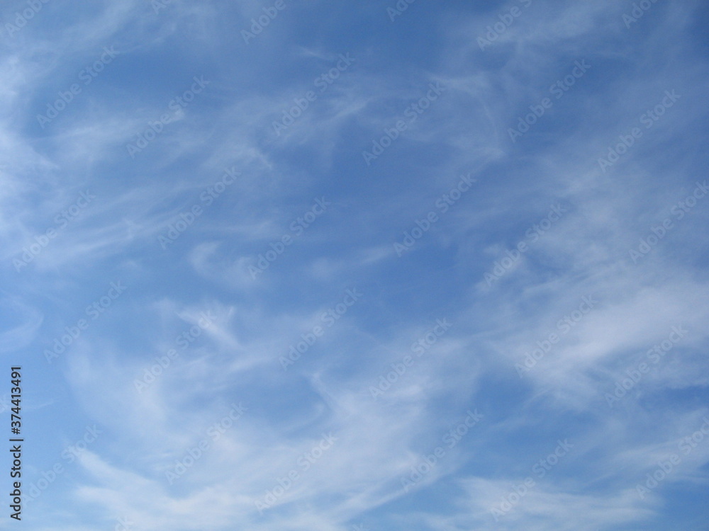 beautiful blue sky with white haze of clouds beautiful blue sky with white haze of clouds