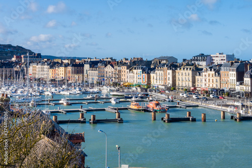 Dieppe City from Normandy, France photo