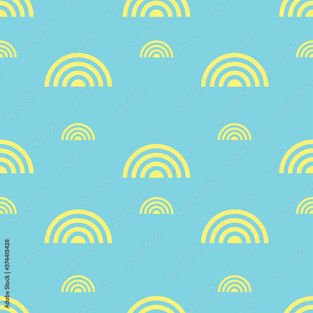 Seamless pattern. Yellow abstract form. Abstract wavy background. Vector illustration. Seamless pattern. Yellow abstract form. Abstract wavy background. Vector illustration.