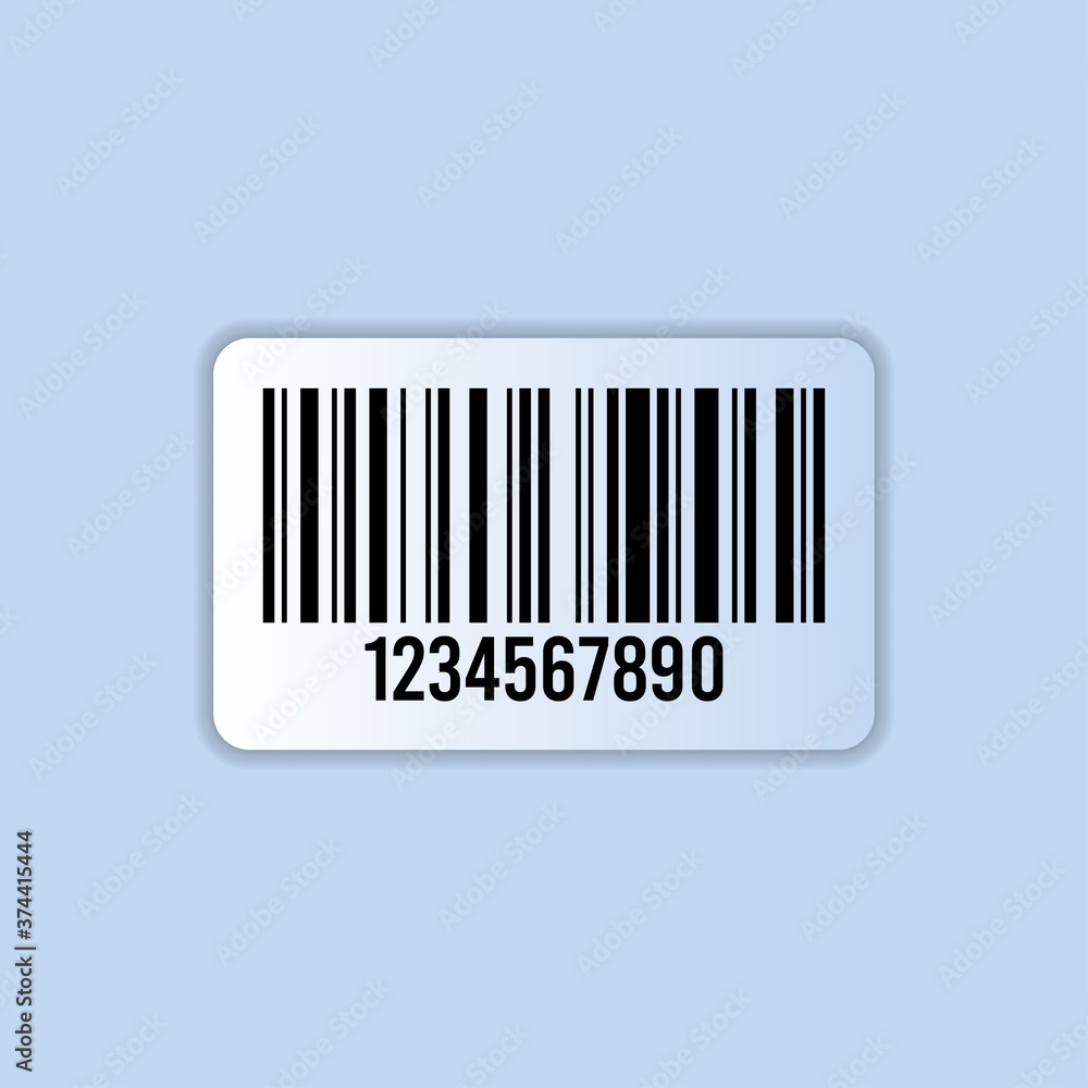Realistic bar code icon. A modern simple flat barcode. Marketing, the concept of the Internet. Realistic bar code icon. A modern simple flat barcode. Marketing, the concept of the Internet.