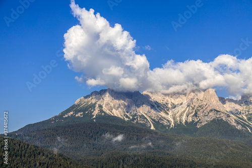 Early morning view of the Dolomites at Candide  Veneto  Italy