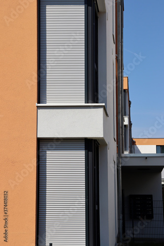 Siedlung, Häuser, Moderner Wohnungsbau, Heidelberg, Deutschland