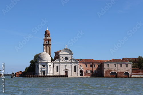 Venedig: Kirche San Michele in Isola auf der Isola di San Michele, Friedhof von Venedig