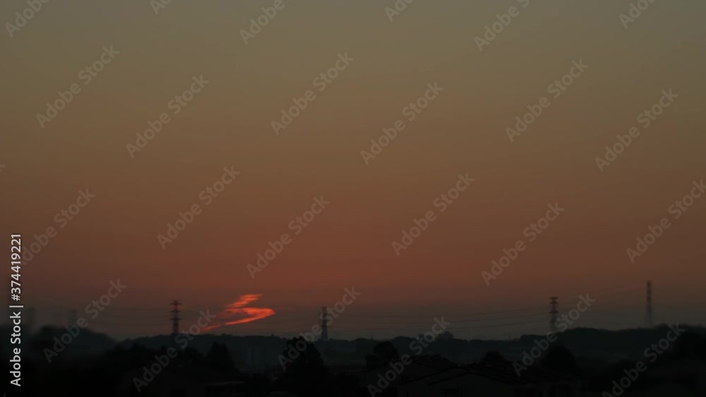 Tokyo,Japan-August 29, 2020: (14x times speed) Deep Bokeh of sunrise at the suburb of Tokyo
Tokyo,Japan-August 29, 2020: (14x times speed) Deep Bokeh of sunrise at the suburb of Tokyo