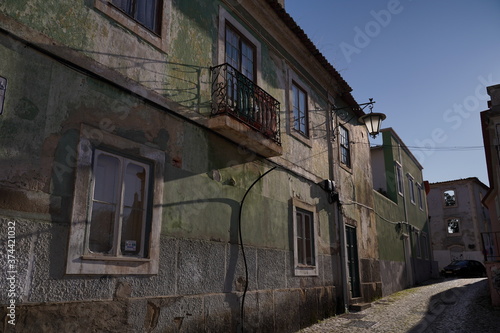 Buildings in Caldas da Rainha  city of Portugal. Europa