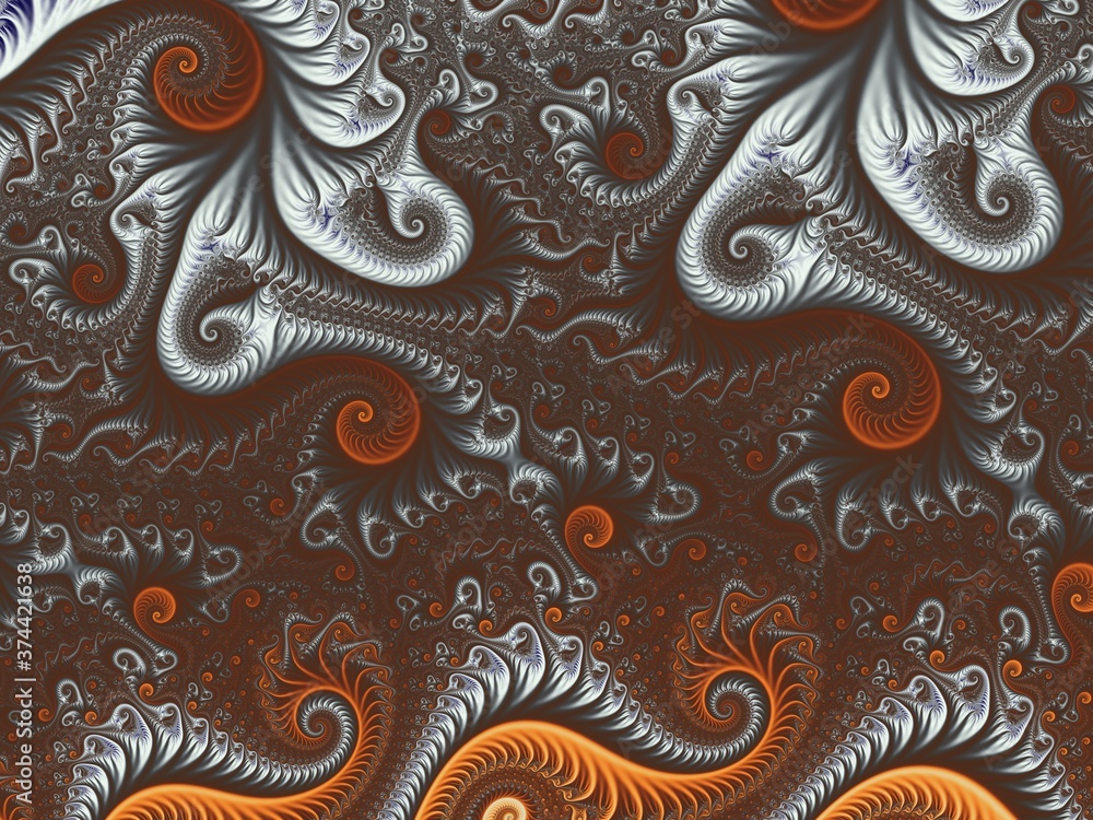 Beautiful fractal. Computer generated image. Fractal background. Abstract spirals. Beautiful background for greetings card, flyers, invitation, posters, brochure, banners, calendar. Beautiful fractal. Computer generated image. Fractal background. Abstract spirals. Beautiful background for greetings card, flyers, invitation, posters, brochure, banners, calendar.