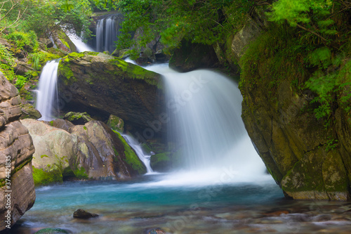 Autumn scenery of Hubei Shennongjia National Geopark Scenic Area  China