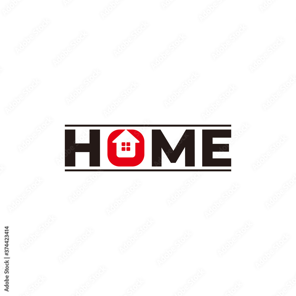 text home letter o house shape symbol vector text home letter o house shape symbol vector