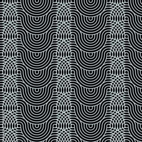 Geometric shapes pattern for printing, textile, wallpaper, and interior designs