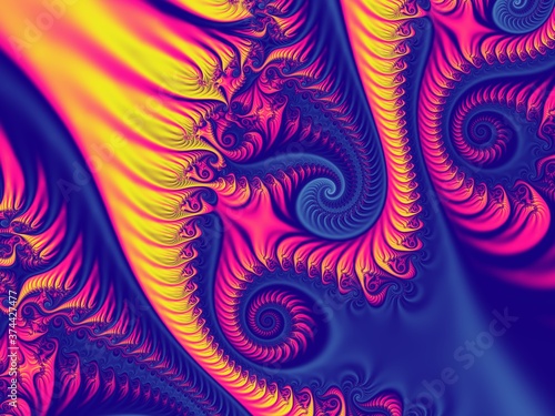 Beautiful fractal. Computer generated image. Fractal background. Abstract spirals. Beautiful background for greetings card, flyers, invitation, posters, brochure, banners, calendar.