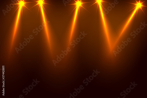 music party focus spotlight background design