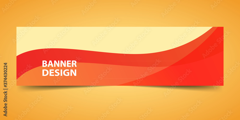 Abstract banner template design. Abstract banner template design.