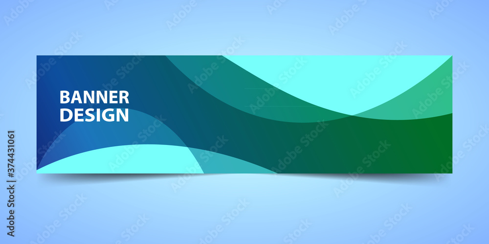 Abstract banner template design. Abstract banner template design.