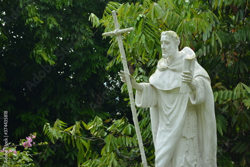 Saint Dominic statue at Caleruega in Nasugbu, Batangas, Philippines
