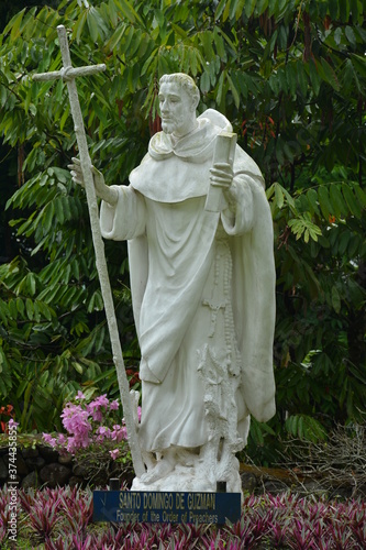Saint Dominic statue at Caleruega in Nasugbu, Batangas, Philippines