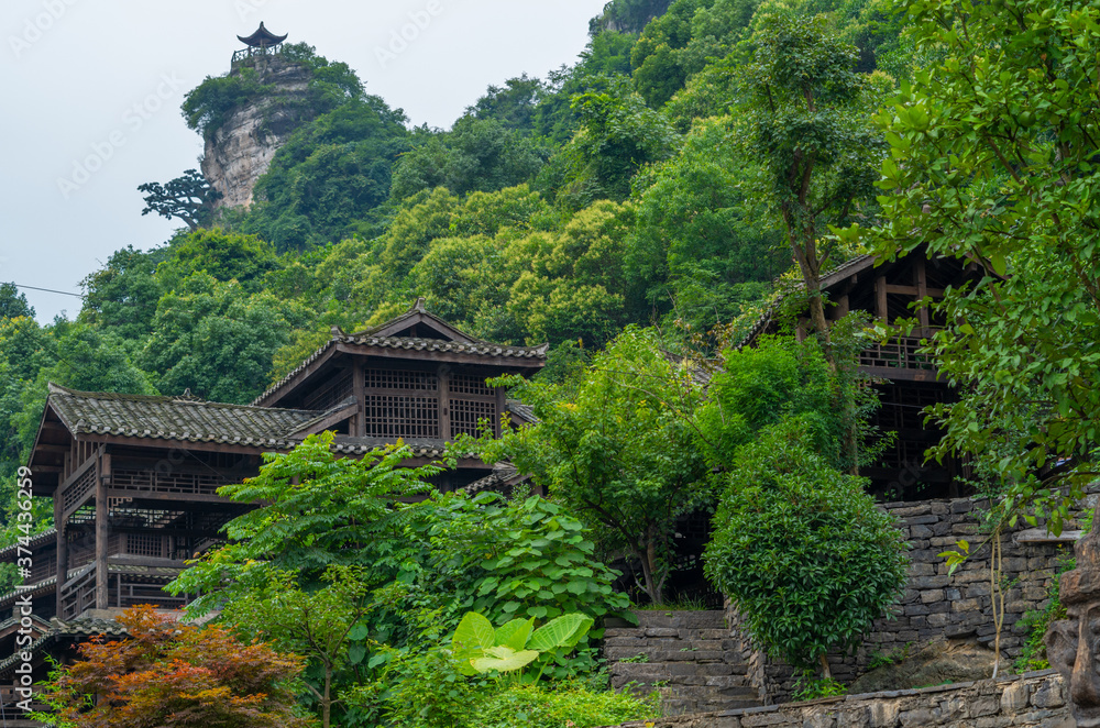 Summer scenery in Yichang Sanxia Renjia Scenic Area, Yichang, Hubei, China Summer scenery in Yichang Sanxia Renjia Scenic Area, Yichang, Hubei, China