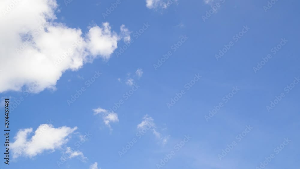 Beautiful white Cirrostratus clouds like a curly blanket covering in the blue clear sky in bright sunny summer day cloudscape 4k cloud time-lapse video for nature background screen backdrop. Beautiful white Cirrostratus clouds like a curly blanket covering in the blue clear sky in bright sunny summer day cloudscape 4k cloud time-lapse video for nature background screen backdrop.