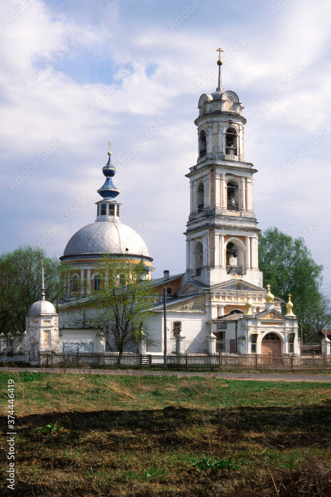 Meshchera, Meshchera national Park. Elijah Church in the village Palishchi (19th century). Vladimir region (1986).