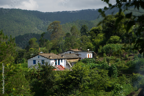 Wallpaper Mural A traditional house in middle of mountains in Almora, Uttrakhand. Torontodigital.ca