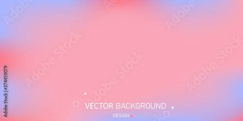 Abstract Colorful rainbow gradient. Smooth blend banner template. Easy editable soft colored vector illustration in EPS10 without transparency. Blurred bright colors mesh background.
