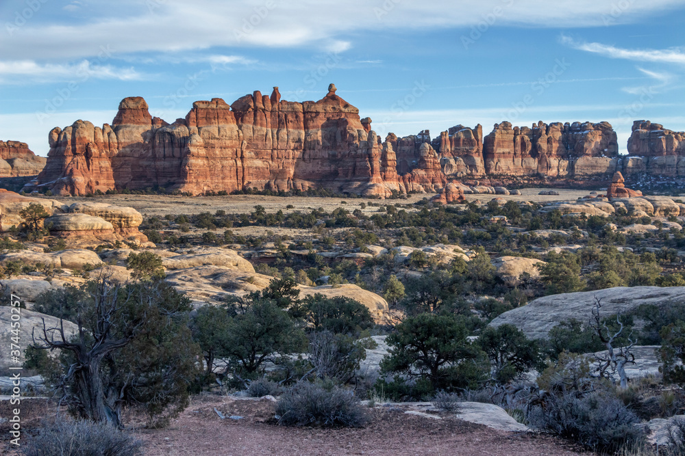The Needles District of Canyonlands, Near Chesler Park in Winter