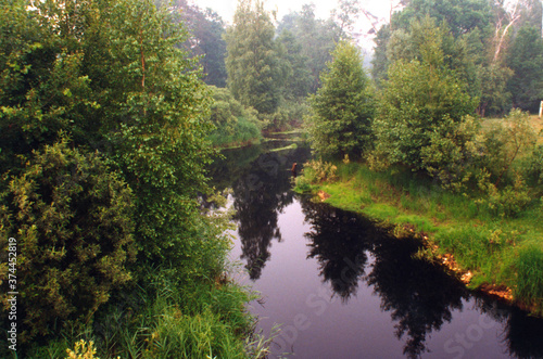 Meshchera, Meshchera national Park. Pol river - tributary of the Buzha river. Vladimir region. 