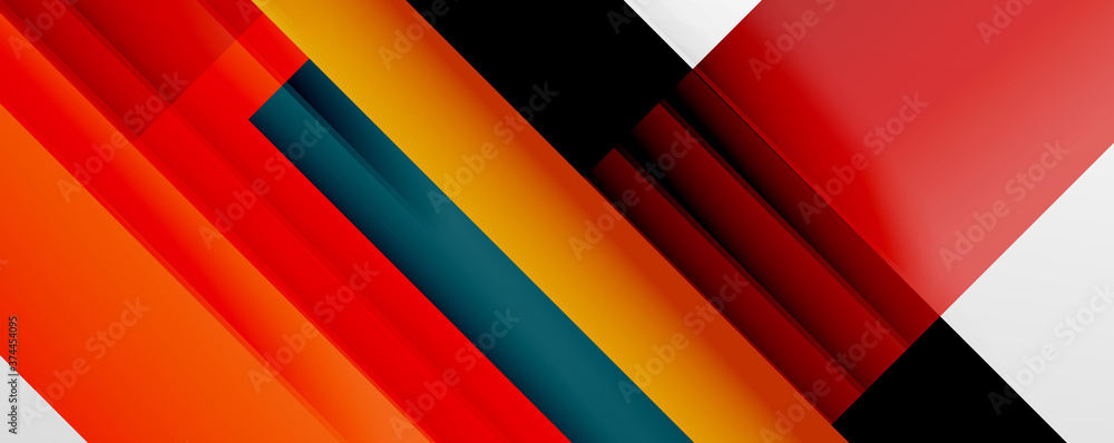 Geometric abstract backgrounds with shadow lines, modern forms, rectangles, squares and fluid gradients. Bright colorful stripes cool backdrops Geometric abstract backgrounds with shadow lines, modern forms, rectangles, squares and fluid gradients. Bright colorful stripes cool backdrops