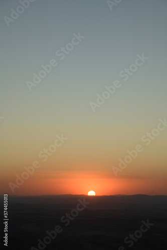 Sunset in the Mountains in Brazil