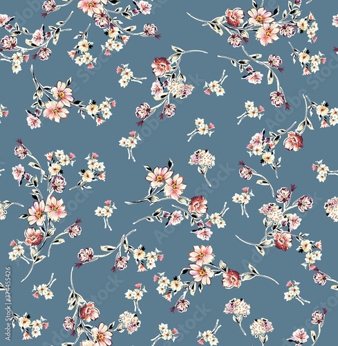 Wallpaper Mural seamless floral pattern Torontodigital.ca