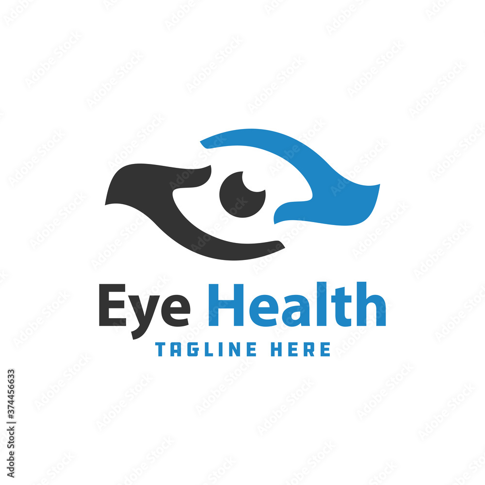 Fototapeta premium eye health modern logo