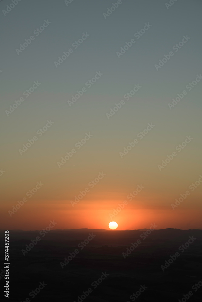 Sunset in the Mountains in Brazil