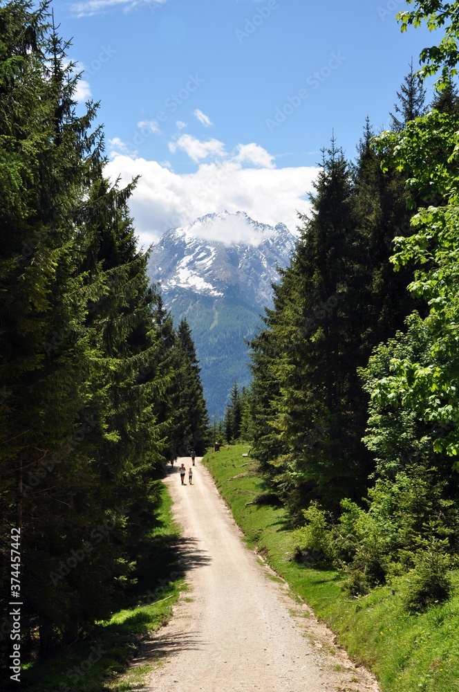 Unterwegs am Hochschwarzeck im Berchtesgadener Land