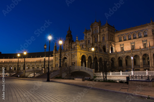 Stunning Building in Seville Spain, Plaza España © Roman