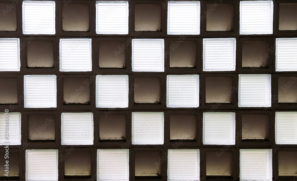 Abstract white and black square patterns background Abstract white and black square patterns background