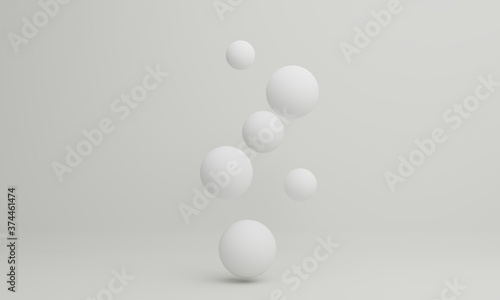 .Spherical abstract 3DCG image background © enra