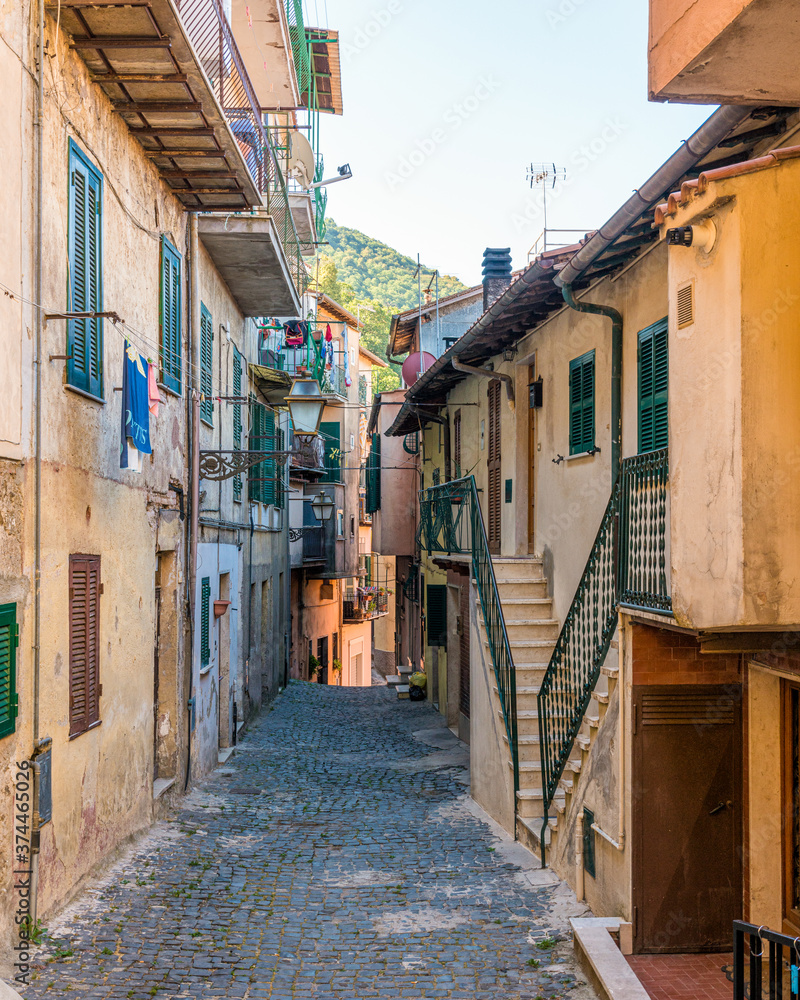 Fototapeta premium Scenic sight in Rocca di Papa, small town in the Province of Rome. Lazio, Italy.