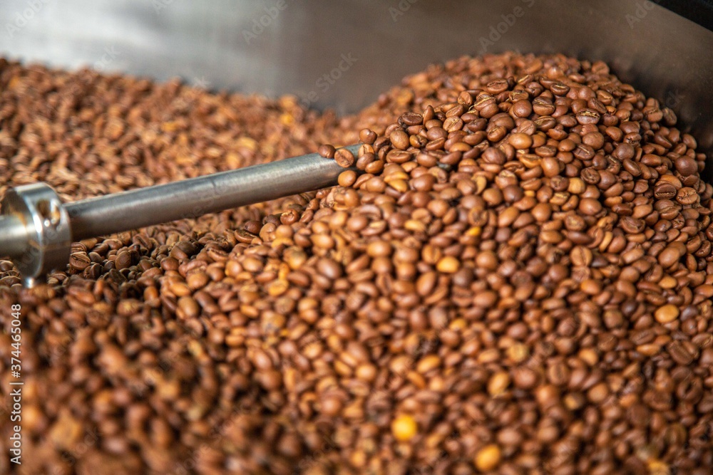roasted coffee beans, can be used as a background roasted coffee beans, can be used as a background