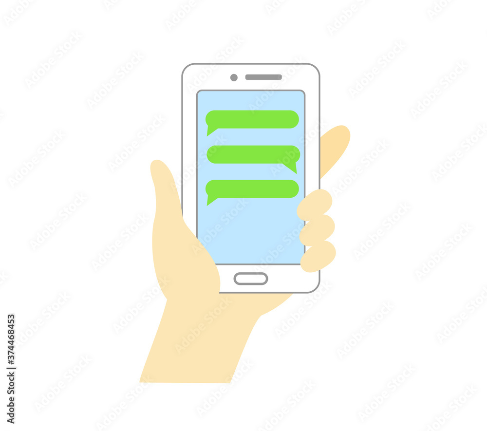 Hands holding a smartphone Money and shopping campaign Hands holding a smartphone Money and shopping campaign