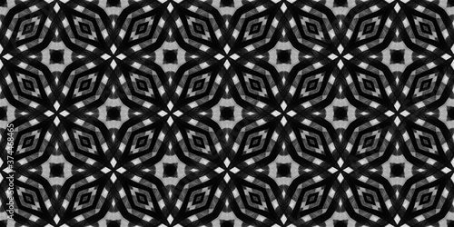 Ethnic fur elements seamless abstract pattern with real texture