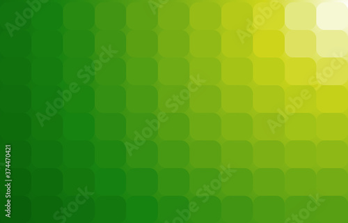 Green abstract background  with square pattern, 3D vector illustration.
