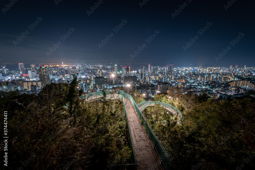 神戸ヴィーナスブリッジの夜景