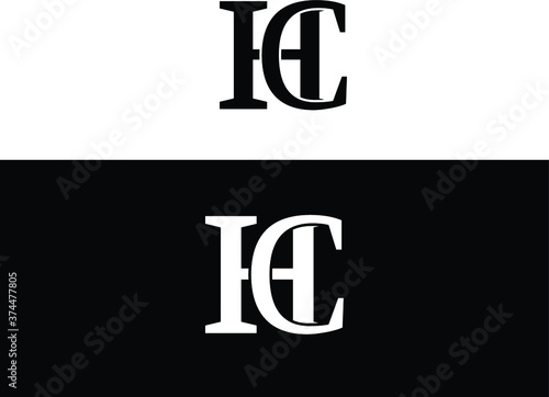 HC letter mark lawyer logo design