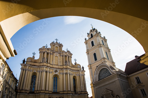 Vilnius University in Vilnius Old Town, Lithuania photo