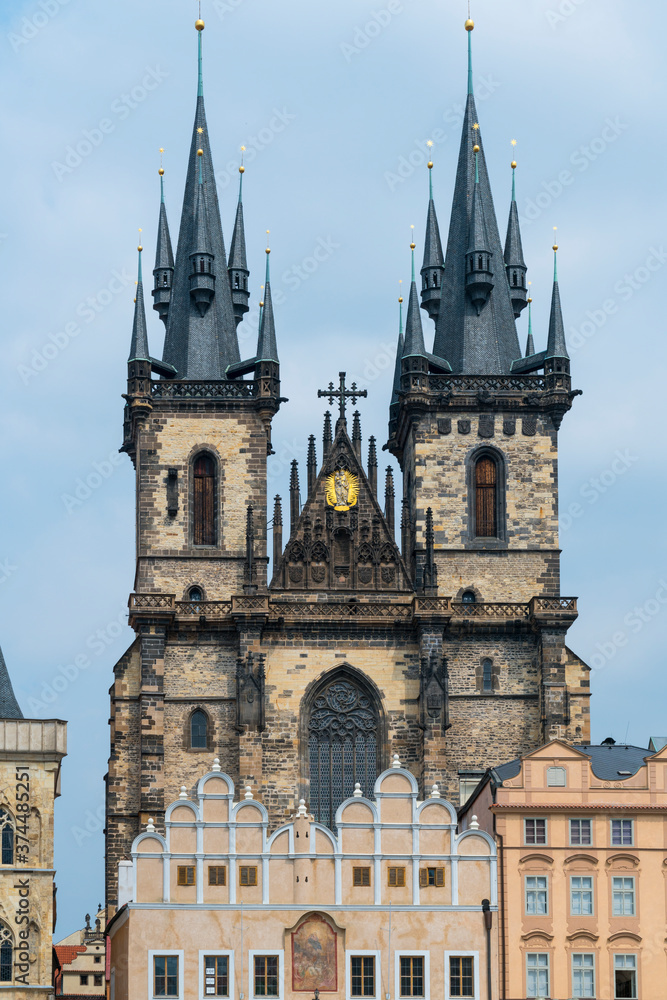 Church of Our Lady before Týn, Old Town Square, Prague, Czech Republic, Europe