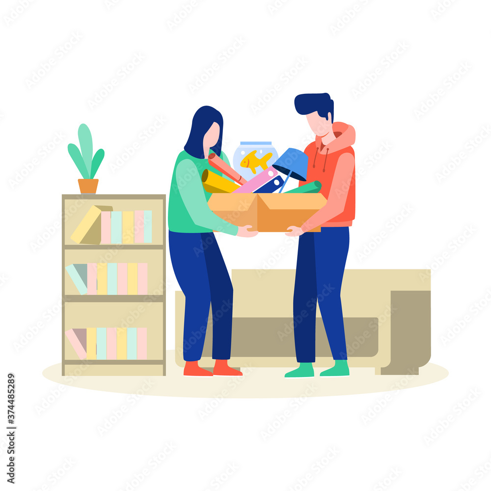 House moving helping each other House moving helping each other