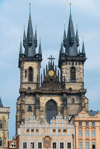 Church of Our Lady before Týn, Old Town Square, Prague, Czech Republic, Europe © JUAN CARLOS MUNOZ